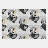 Lady and Night Owl ラッピングペーパーシート (正面3)