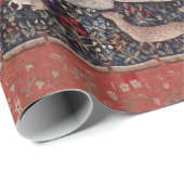 Lady and Unicorn Medieval Tapestry Sight ラッピングペーパー (ロールコーナー)