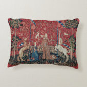 Lady and Unicorn Medieval Tapestry Taste アクセントクッション (裏面)