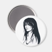 LADY ANIME ON MAGNET マグネット (正面/裏面)