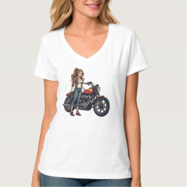 Lady Biker Tシャツ