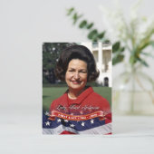 Lady Bird Johnson、アメリカ大統領夫人 ポストカード (スタンド正面)
