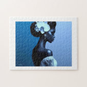 Lady Blue Puzzle Alicia C. Lacy ジグソーパズル (横)