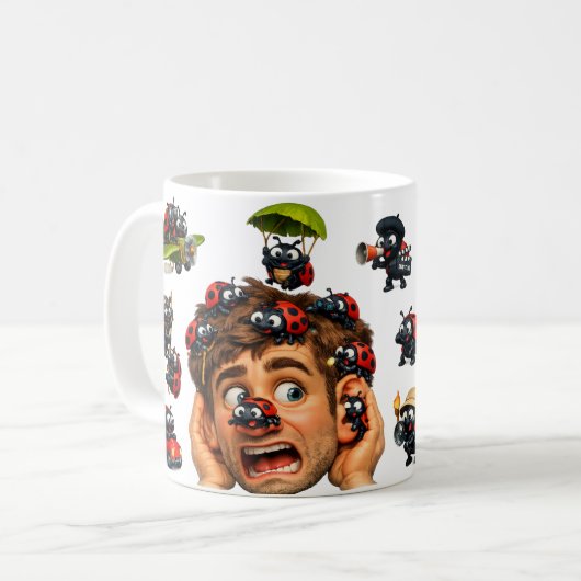 Lady Blush and the Buggers コーヒーマグカップ (正面左)