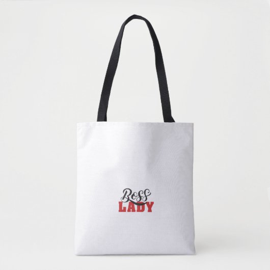 Lady Boss – Strong Confident Woman Design トートバッグ (正面)