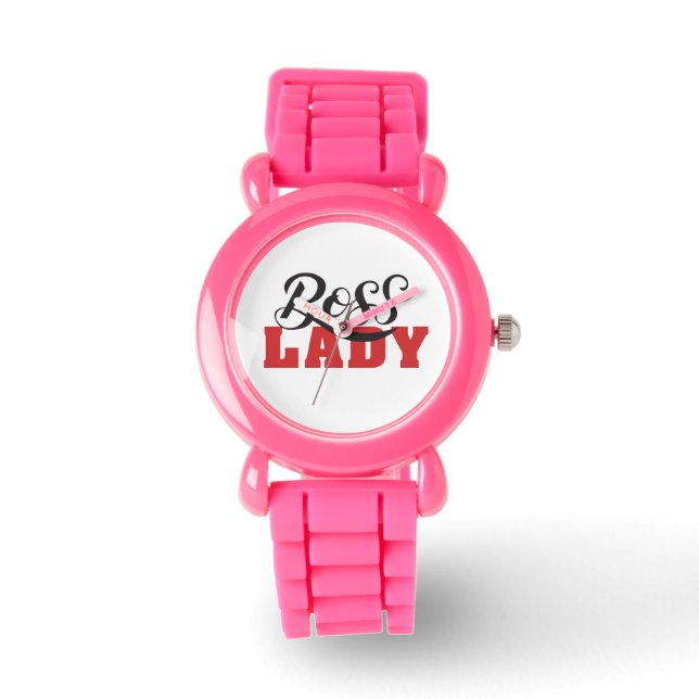Lady Boss – Strong Confident Woman Design 腕時計 (正面)