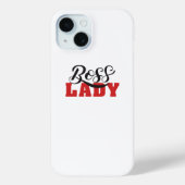 Lady Boss – Strong Confident Woman Design Case-Mate iPhoneケース (裏面)