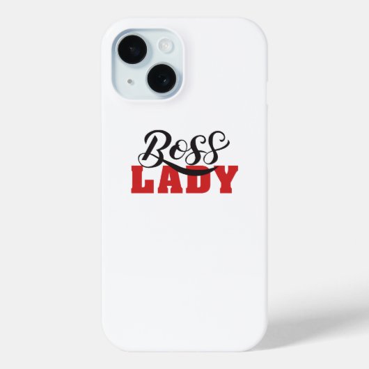 Lady Boss – Strong Confident Woman Design Case-Mate iPhoneケース (裏面)
