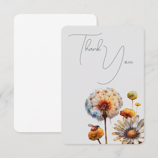 Lady Bugありがとう サンキューカード (正面/裏面)