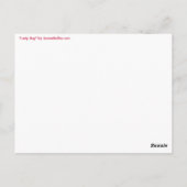 Lady Bugポストカード ポストカード (裏面)