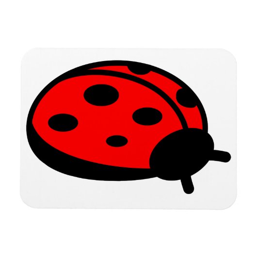 Lady Bug 3"x4"マグネット マグネット (横)