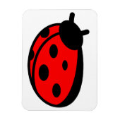 Lady Bug 3"x4"マグネット マグネット (縦)