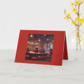 Lady Bug Birthday ladies night out card カード (黄色い花)