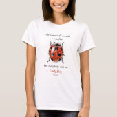 Lady Bug (Coccinella magnifica) Tシャツ (正面)