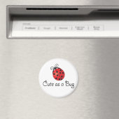 Lady Bug - Cute as a Bug マグネット (インサイチュ (食洗機))