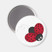 Lady Bug Luckマグネット マグネット (正面/裏面)