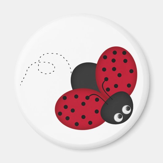Lady Bug Luckマグネット マグネット (正面)