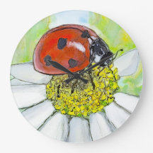 Lady Bug on A Daisy