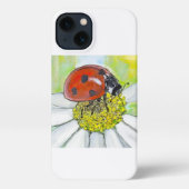 Lady Bug on A Daisy iPhoneケース (裏面)
