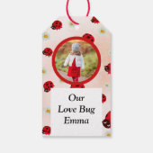 lady bug party photo ギフトタグ (裏面)