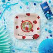 lady bug party photo ペーパープレート (パーティー)