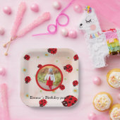 lady bug party photo ペーパープレート (パーティー)