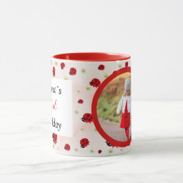 lady bug party photo マグカップ