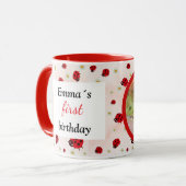lady bug party photo マグカップ (正面左)