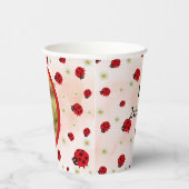 Lady bug party photo 紙コップ (右)