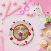 Lady bug photo ペーパープレート (パーティー)