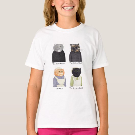 LADY CATS GIRLS Basic Tシャツ (正面)