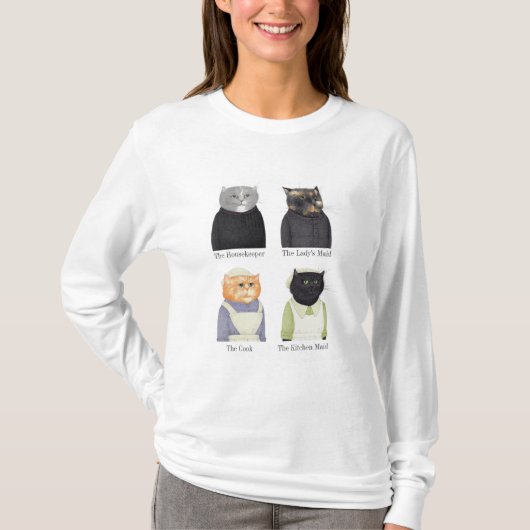 LADY CATS WOMEN's Basic長袖Tシャツ Tシャツ (正面)