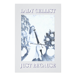 LADY CELLIST フォトプリント