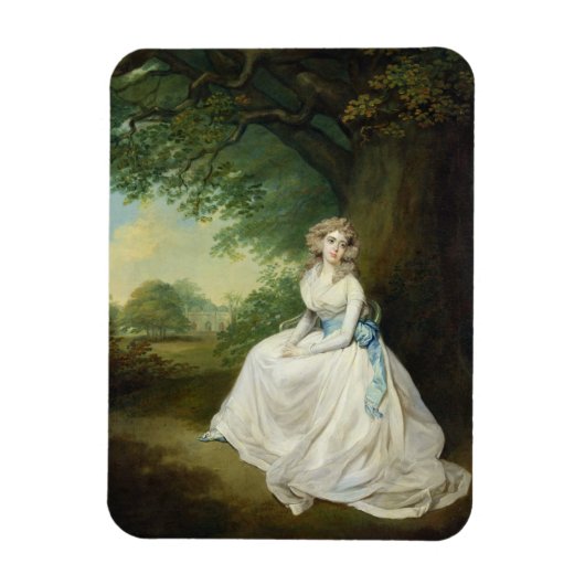 Lady Chambers, c.1789 (キャンバス上の油) マグネット (縦)