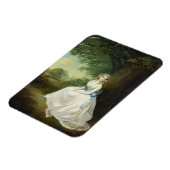 Lady Chambers, c.1789 (キャンバス上の油) マグネット (左側)