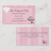 Lady Chef名刺 名刺 (正面/裏面)