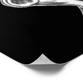 Lady Chrome Bodybuilderポーズポスター ポスター (角)