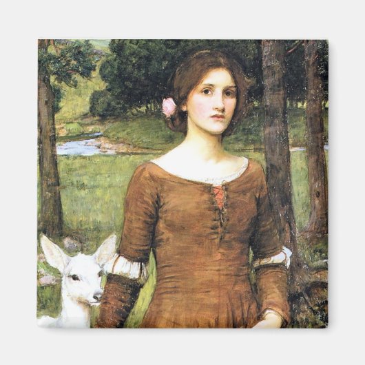 Lady Clare with a Fawn マグネット (正面)