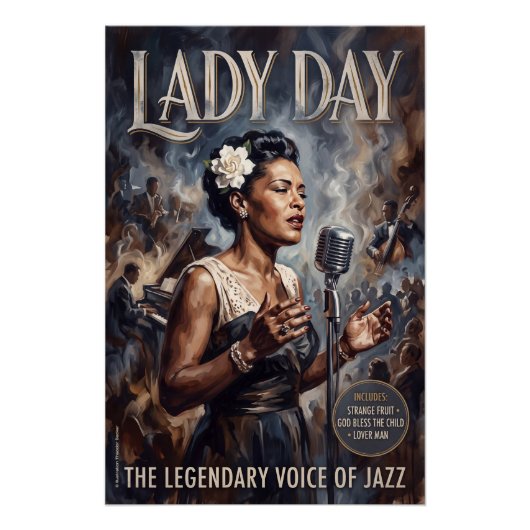 Lady Day, Billie Holiday ポスター (正面)