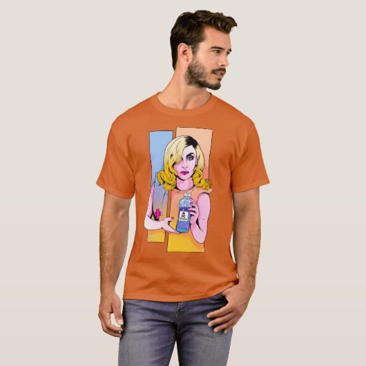 Lady Gagaelephone Merch original illustration fami Tシャツ (正面フル)