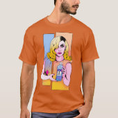 Lady Gagaelephone Merch original illustration fami Tシャツ (正面)