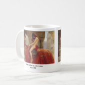 Lady Godiva, by John Collier コーヒーマグカップ (正面左)