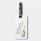 Lady in a garden Lagles Tag ラゲッジタグ (裏面縦)