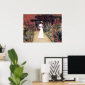 Lady in a Garden Poster ポスター (ホームオフィス)