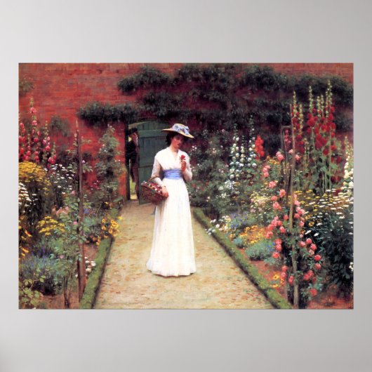 Lady in a Garden Poster ポスター (正面)