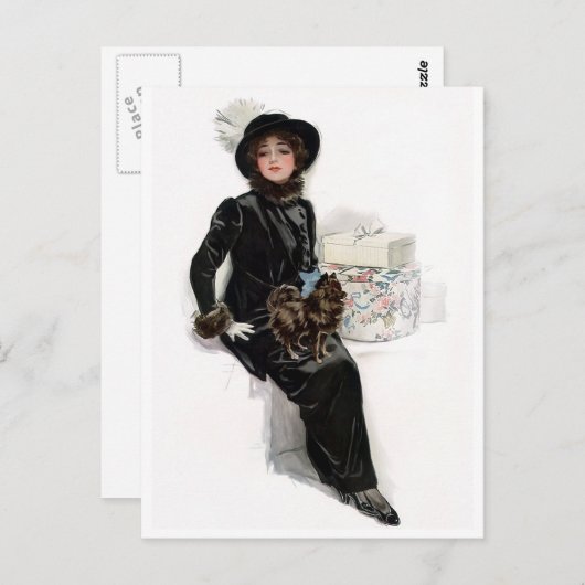 Lady in Black ポストカード (正面/裏面)