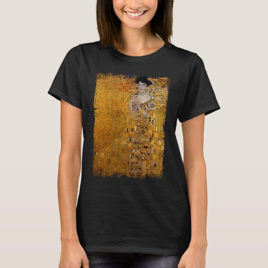 Lady In Gold By Gustav Klimt Famous Painting Tシャツ (正面)