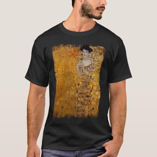 Lady In Gold By Gustav Klimt Famous Painting Tシャツ (正面)