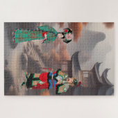 Lady in modern Manchu costume ジグソーパズル (横)