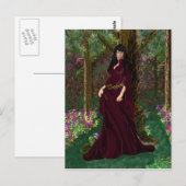 Lady in the Forrest Post Card ポストカード (正面/裏面)